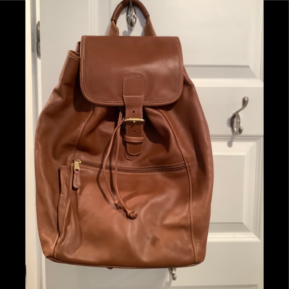 Coach Leather Backpack L58 0529 Unisex brown